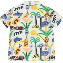 Chemise manches courtes imprimé fantaisie pour bébé garçon