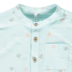 Chemise manches courtes imprimé coraux/surf pour bébé garçon