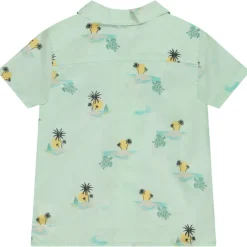 Chemise manches courtes imprimé îles pour bébé garçon
