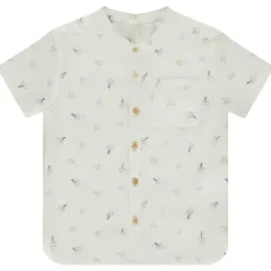 Chemise manches courtes imprimé voiliers pour bébé garçon