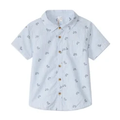 Chemise manches courtes imprimé scooters pour bébé garçon