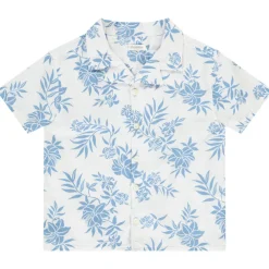 Chemise manches courtes imprimé feuillage pour garçon