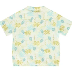 Chemise manches courtes imprimé palmiers pour garçon