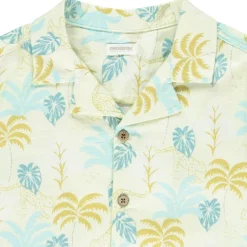 Chemise manches courtes imprimé palmiers pour garçon