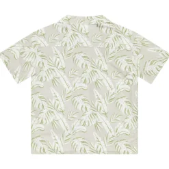 Chemise manches courtes imprimée feuillages pour garçon