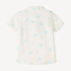 Chemise manches courtes motif étoiles de mer pour bébé garçon