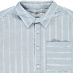 Chemise manches courtes rayée pour garçon
