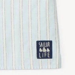 Chemise manches courtes à rayures pour garçon