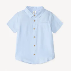 Chemise manches courtes uni pour bébé garçon