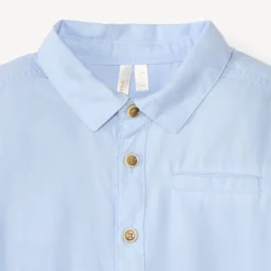 Chemise manches courtes uni pour bébé garçon