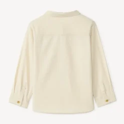 Chemise manches longues avec étiquette pour bébé garçon