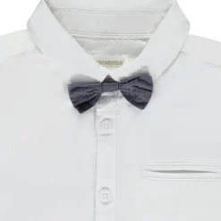 Chemise manches longues avec nœud papillon pour garçon