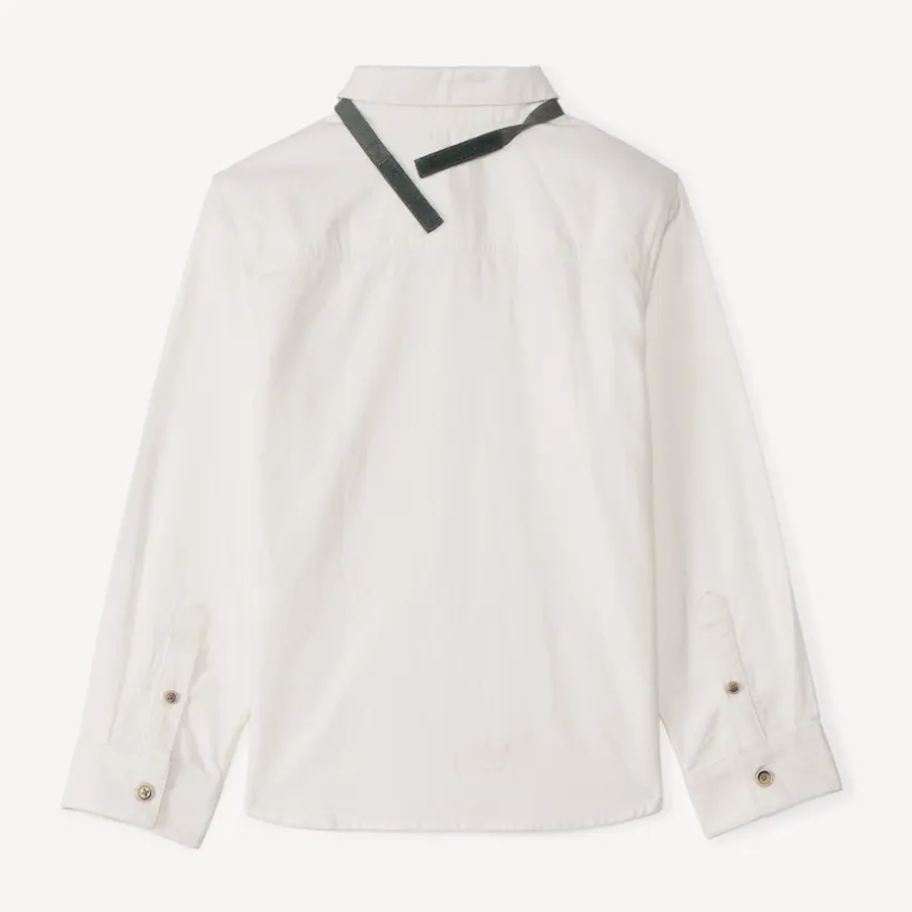 Chemise manches longues avec nœud papillon pour garçon