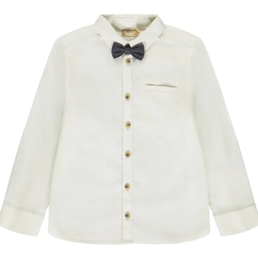 Chemise manches longues avec nœud papillon pour garçon