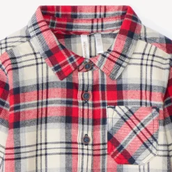 Chemise manches longues à carreaux pour bébé garçon