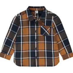 Chemise manches longues à carreaux pour bébé garçon