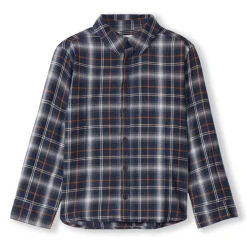 Chemise manches longues à carreaux pour garçon