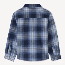 Chemise manches longues à carreaux pour garçon