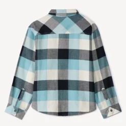 Chemise manches longues à carreaux pour garçon