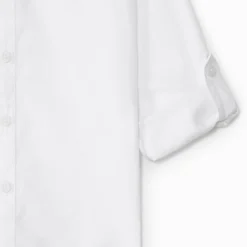 Chemise manches longues col mao pour bébé garçon