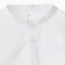 Chemise manches longues col mao pour bébé garçon