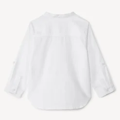 Chemise manches longues col mao pour bébé garçon