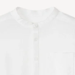 Chemise manches longues à col mao pour garçon