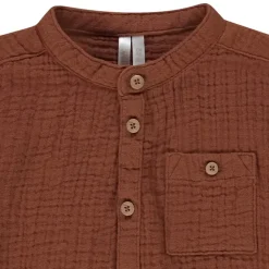 Chemise manches longues en tetra pour bébé garçon