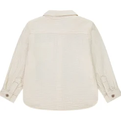 Chemise manches longues en tetra uni pour bébé garçon