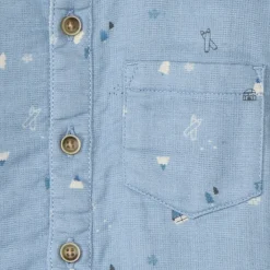 Chemise manches longues imprimé ski pour bébé garçon
