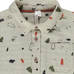 Chemise manches longues imprimé forêt pour bébé garçon