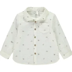 Chemise manches longues imprimé voitures pour bébé garçon