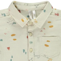 Chemise manches longues imprimé dinos pour bébé garçon