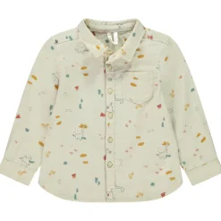 Chemise manches longues imprimé dinos pour bébé garçon