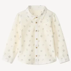 Chemise manches longues imprimé animaux pour bébé garçon