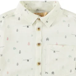 Chemise manches longues imprimé Noël pour garçon