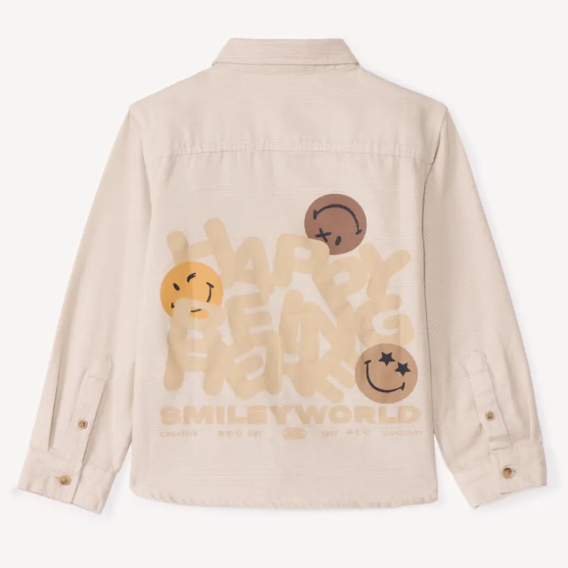 Chemise manches longues SmileyWorld pour garçon