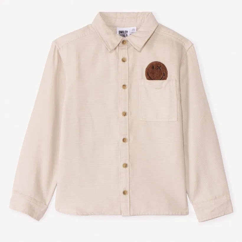 Chemise manches longues SmileyWorld pour garçon