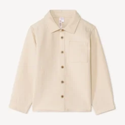 Chemise manches longues unie pour bébé garçon