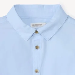 Chemise manches longues unie pour garçon