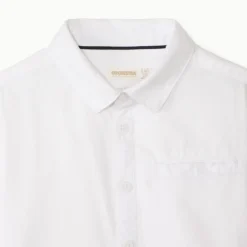 Chemise manches longues unie à cravate pour garçon