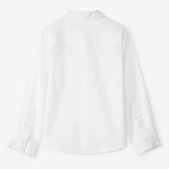 Chemise manches longues unie à cravate pour garçon