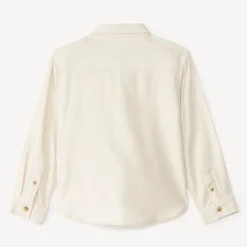 Chemise manches longues unie pour garçon