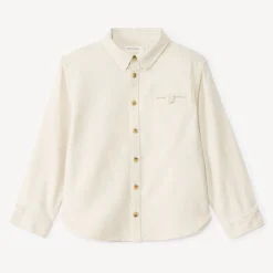 Chemise manches longues unie pour garçon