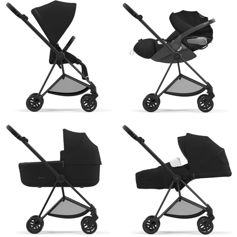 Châssis pour poussette Mios - Noir mat