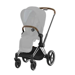 Châssis poussette Priam Chrome - Marron