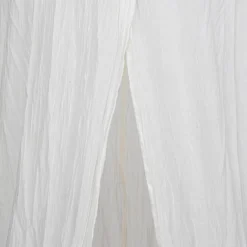 Ciel de lit en gaze de coton Blanc