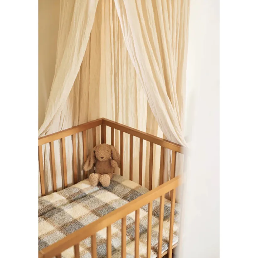Ciel de lit et moutiquaire Vintage 245cm Ivory