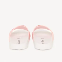 Claquettes flamant rose en relief pour fille avec lanière selon la pointure