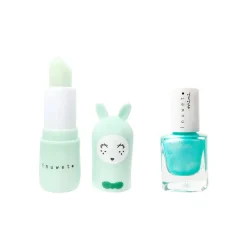 Coffret baume à lèvres avec vernis à l'eau parfum pomme 5 ml